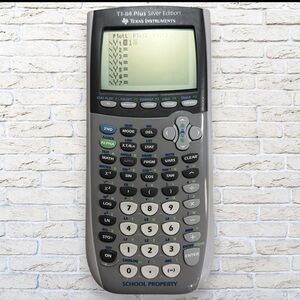 Texas Instruments TI-84 Plus Silver Graphing Calculator